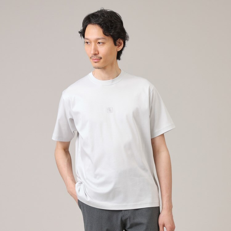 タケオキクチ(TAKEO KIKUCHI)の【刺繍ロゴT】スムース ワンポイント Tシャツ Ｔシャツ