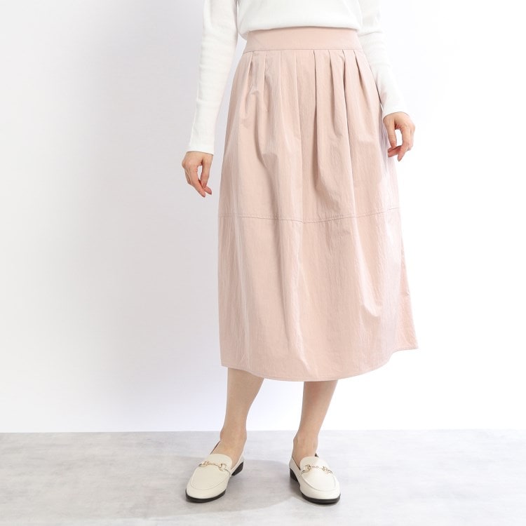 リフレクト(Reflect)の【春SALE/洗える】コクーンシルエットスカート ミモレスカート
