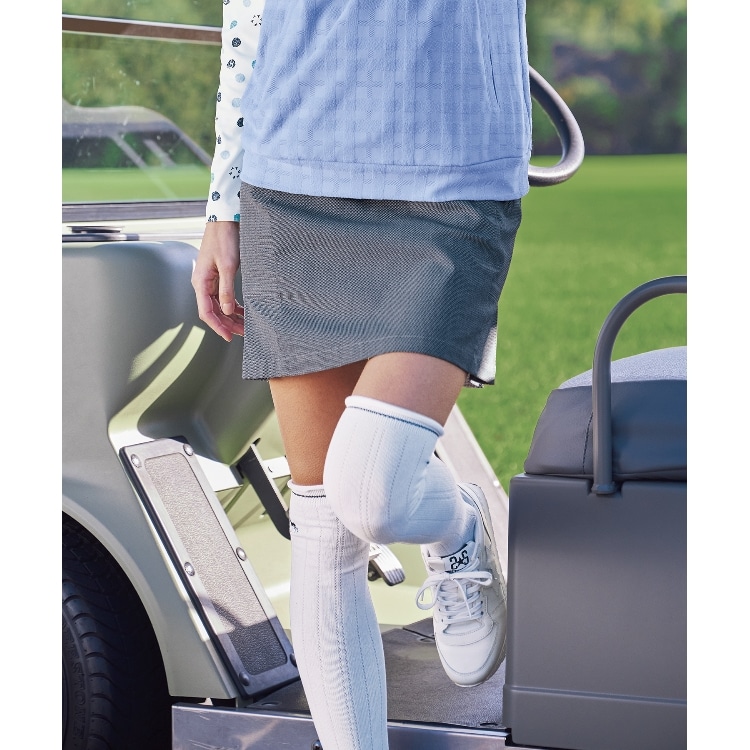 アダバット(レディース)(adabat(Ladies))のサイドフリルデザイン ストレッチスカート ミニスカート