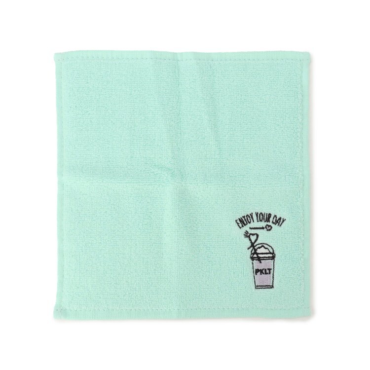 ピンク ラテ(PINK-latte)の刺繍入りミニタオル ハンカチ・ハンドタオル
