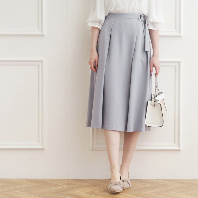 クチュールブローチ(Couture Brooch)のブリエツイルラップ風スカート ミモレスカート
