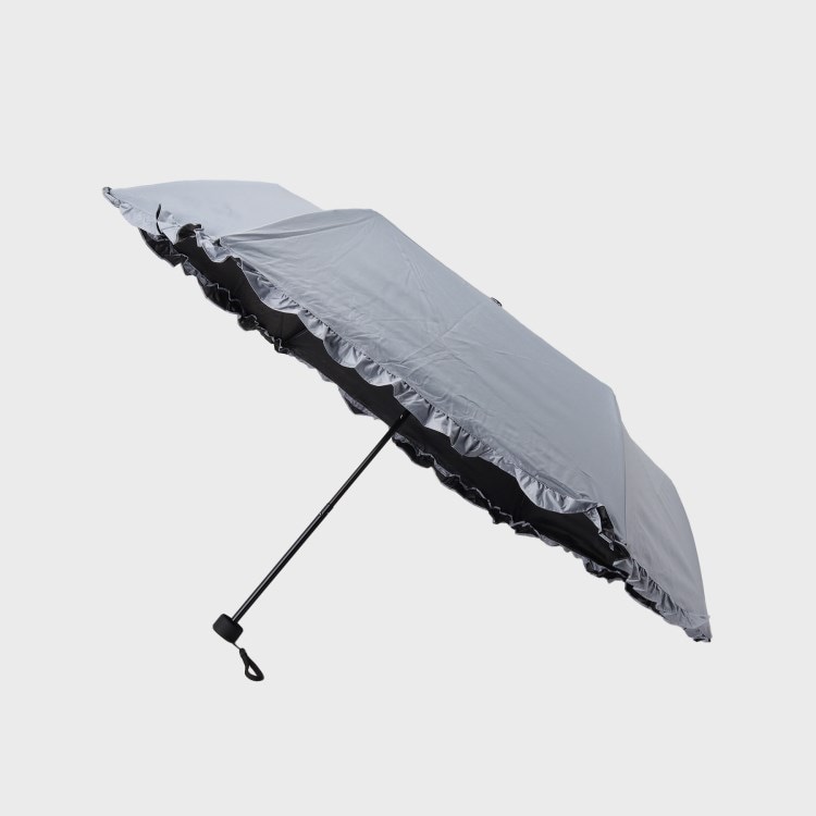 オペークドットクリップ(OPAQUE.CLIP)の【晴雨兼用】フリル折り畳み傘