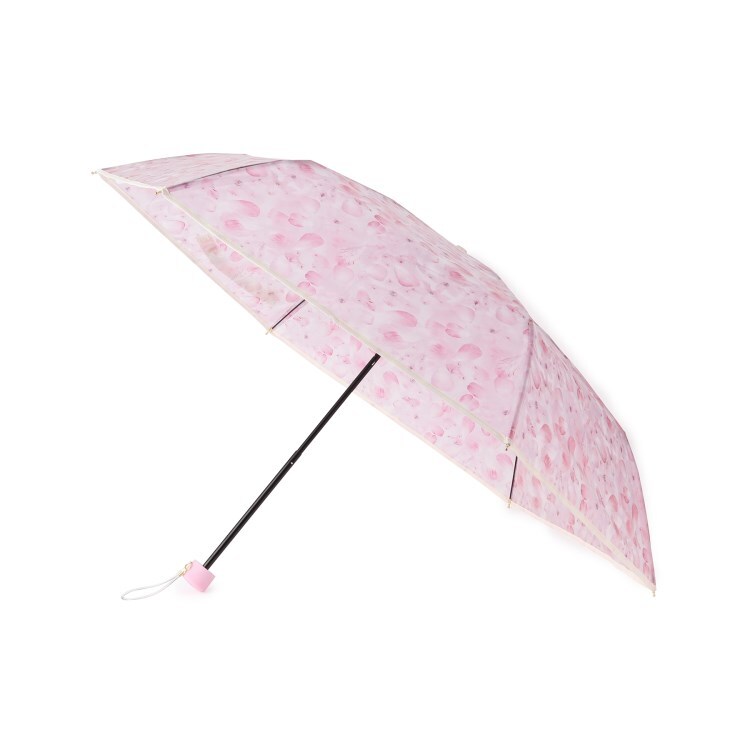 イッツデモ(ITS' DEMO)の【人気の折り畳みビニール傘】Wビニ雨ミニ傘フラワー 折りたたみ傘
