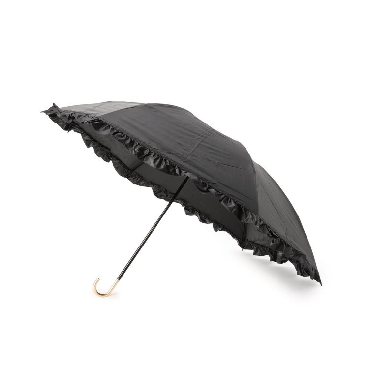 イッツデモ(ITS' DEMO)の【晴雨兼用／折り畳み傘／UV】Ｓハンドルフリル50cm 折りたたみ傘